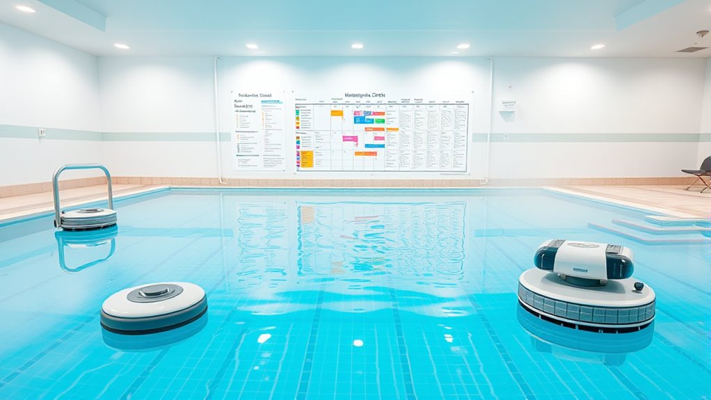 regular pool maintenance schedules
