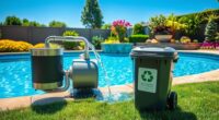 responsible pool waste management