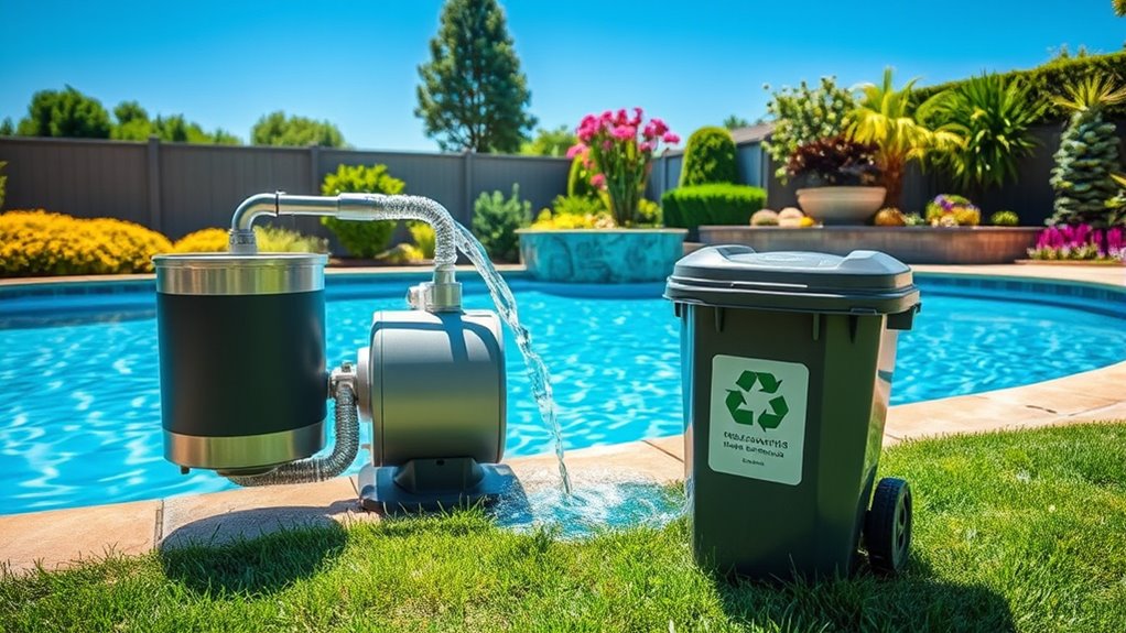 responsible pool waste management