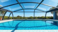 retractable weatherproof pool enclosures