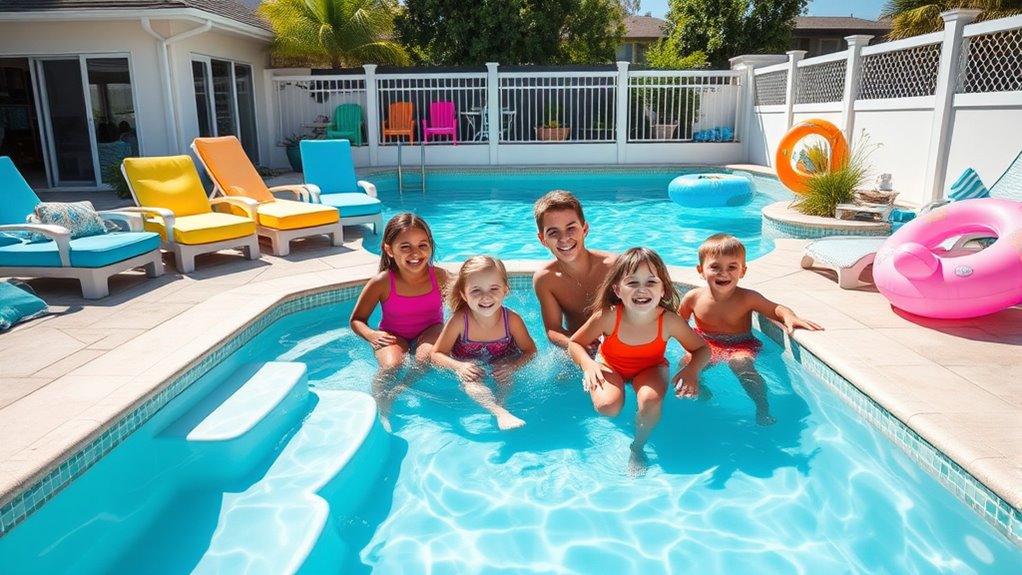 safe attractive pool environment