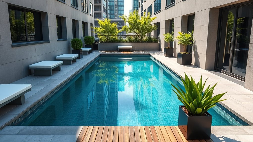 small urban wellness pools