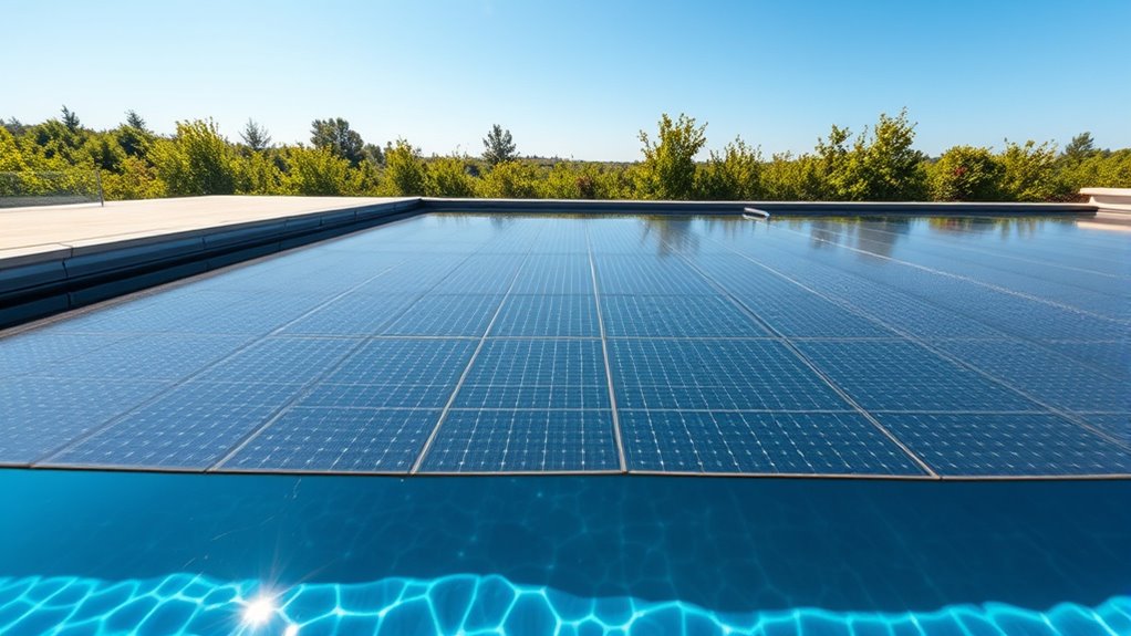 solar powered pool covers
