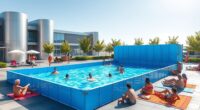 temporary modular pool solutions