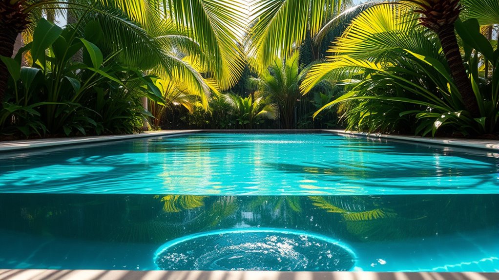 tropical pool rainfall management