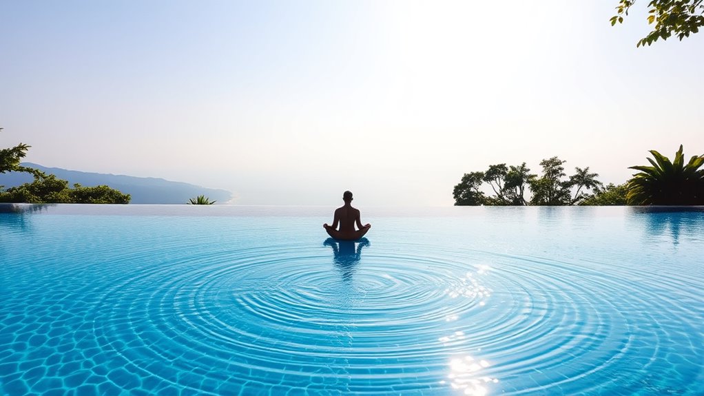 water reflections promote mindfulness