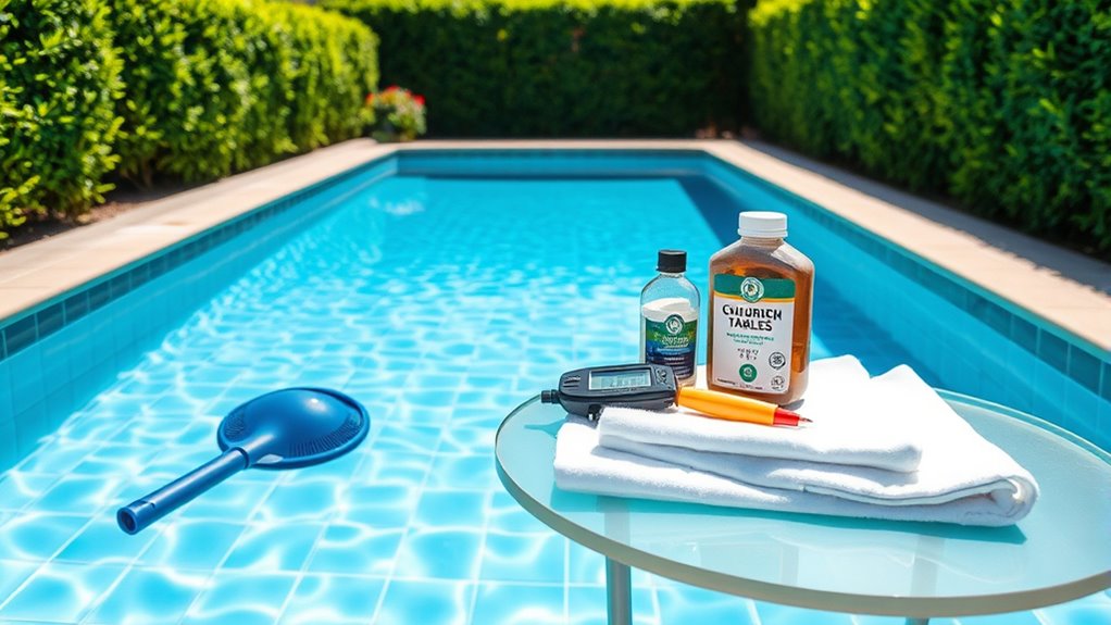 weekly pool maintenance checklist