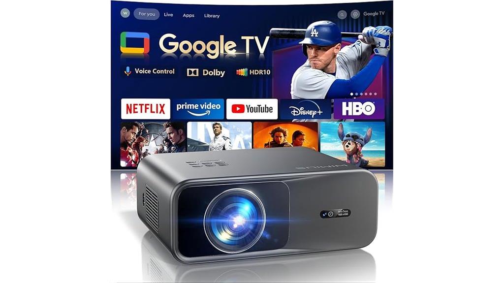 4k smart projector wifi