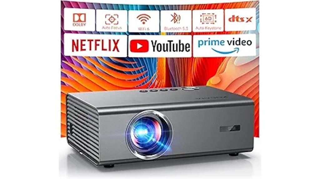 4k smart projector with apps