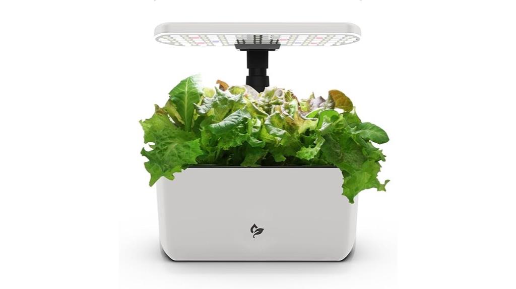 compact indoor hydroponic garden