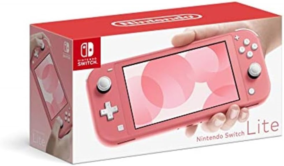 coral nintendo switch lite