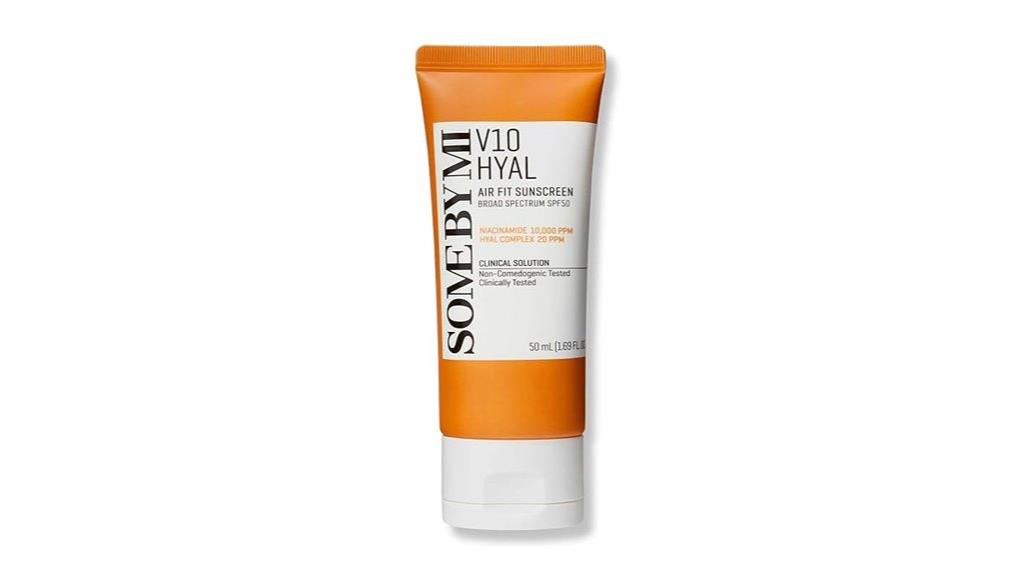 hyaluronic acid sunscreen spf50