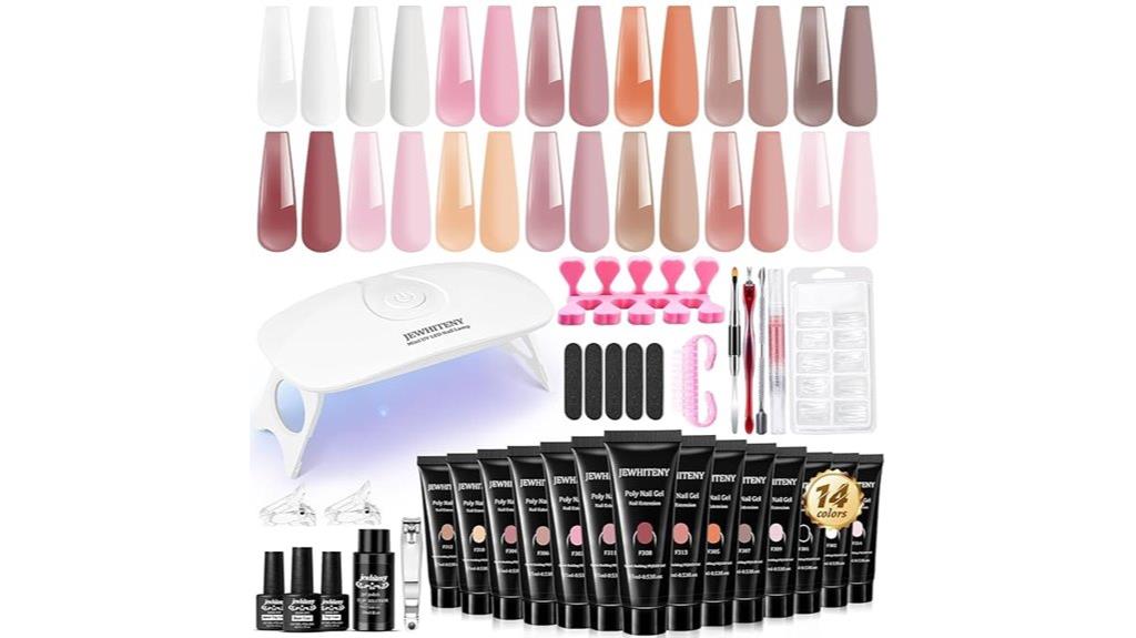 jewelry white poly nail kit