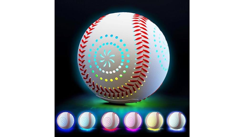 led rechargeable baseball