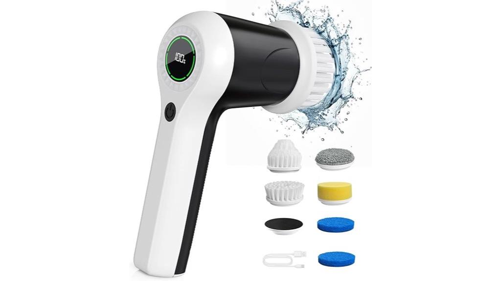 rechargeable cleaning device features