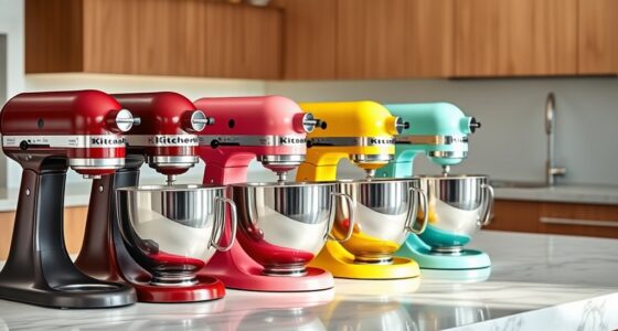 top kitchenaid mixer colors