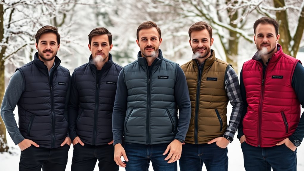 top men s heated vest options