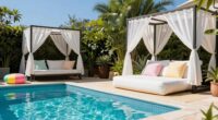 add shallow lounging areas