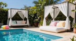 add shallow lounging areas
