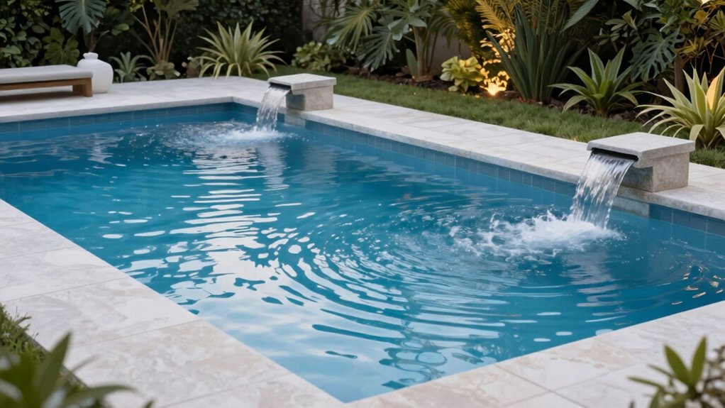 balanced water feature design