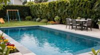 balancing pool and yard