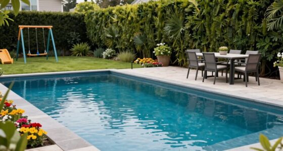 balancing pool and yard