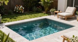 compact stylish backyard pools