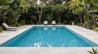 create a calm minimal pool