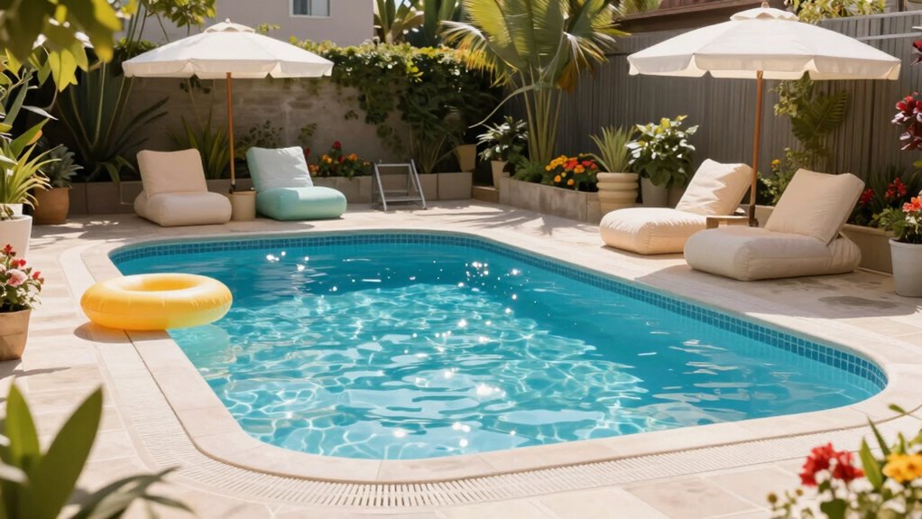 create a safe relaxing pool environment