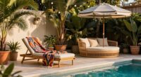 create an inviting pool area