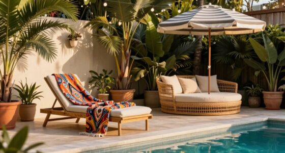 create an inviting pool area