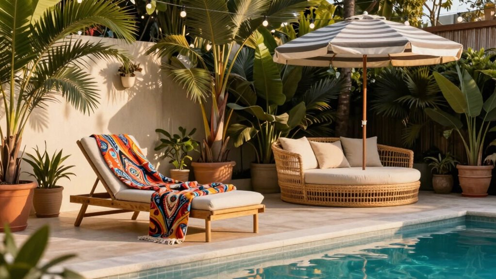 create an inviting pool area