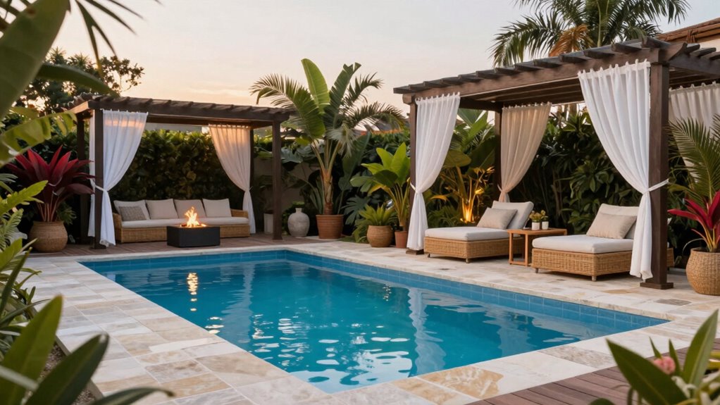 create inviting pool environment