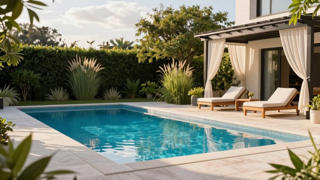designing an attractive pool view
