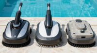 different robots for each pool type