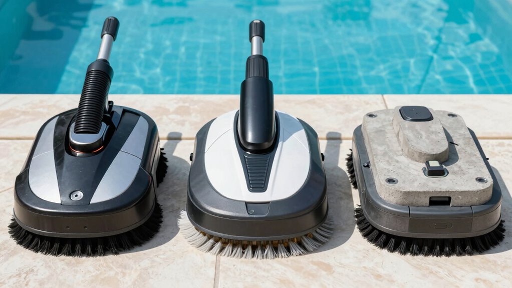 different robots for each pool type