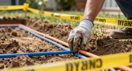 early utility line planning