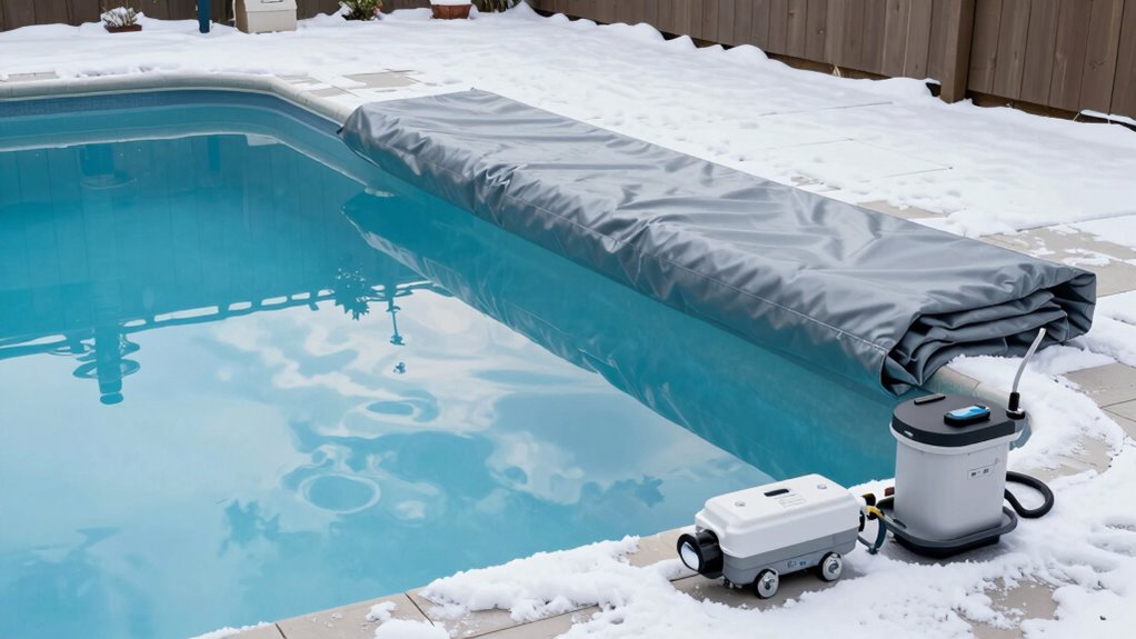 easy winter pool maintenance