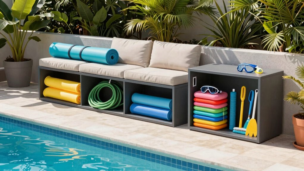 efficient integrated pool storage