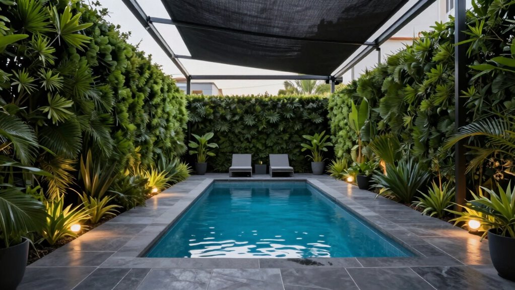efficient narrow lot pools