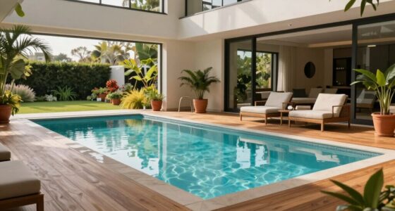 indoor outdoor pool integration