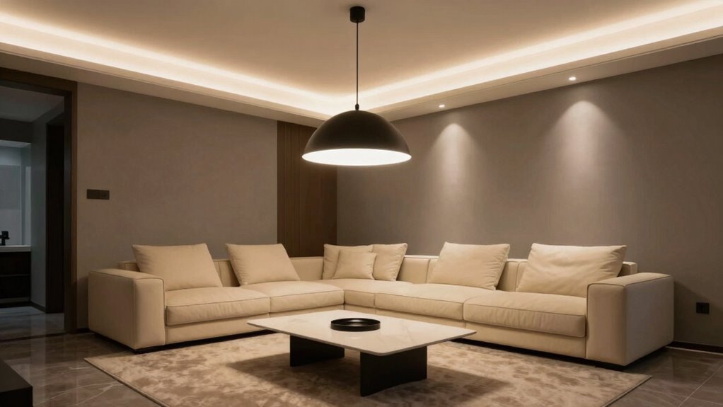 lighting quality depends on layout