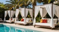 luxury poolside retreat
