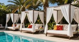 luxury poolside retreat