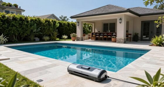 maintenance friendly pool design