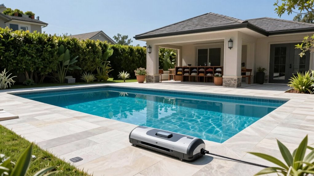 maintenance friendly pool design