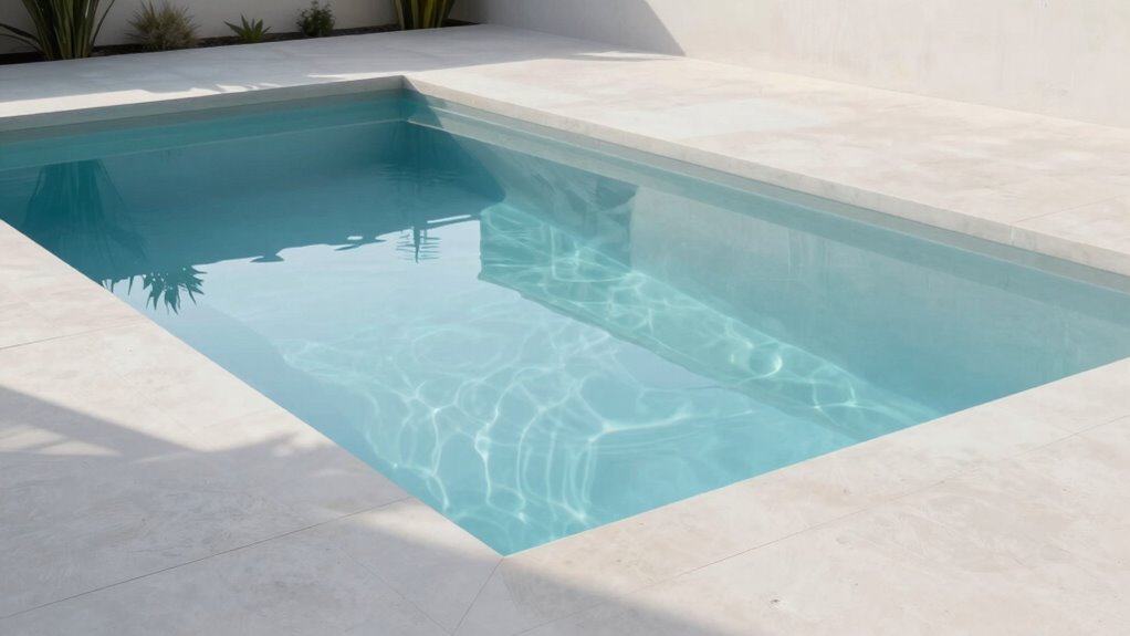 minimalist elegant sustainable pool
