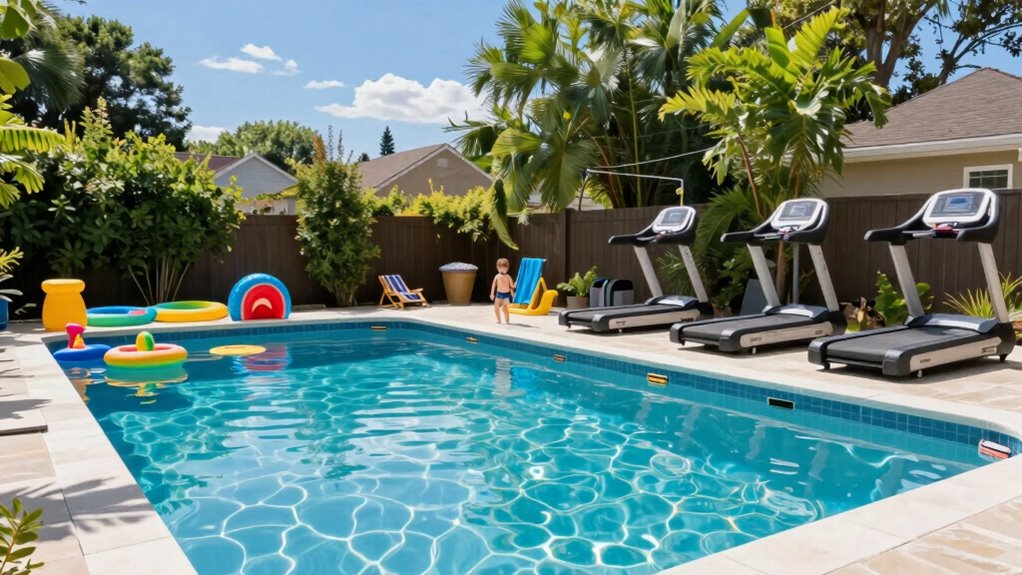 multifunctional exercise pool