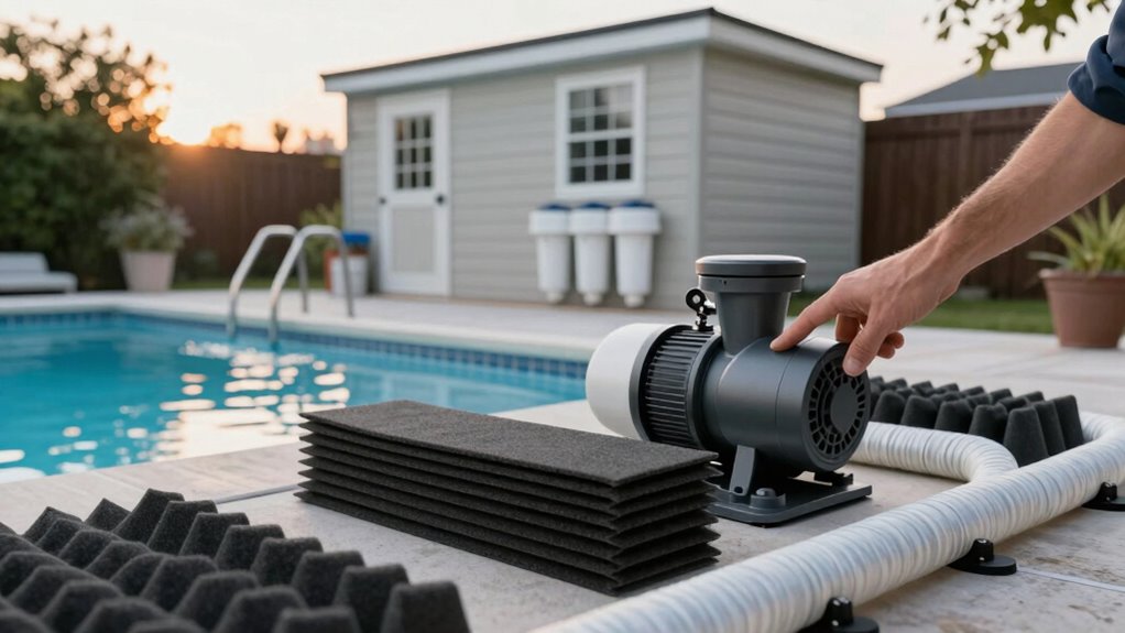 noise reduction for pool equipment
