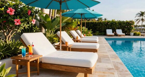 optimize poolside seating arrangements